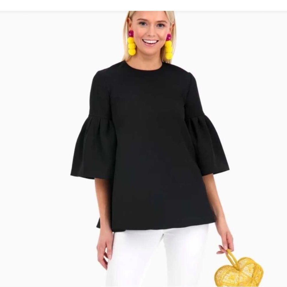 [Avon Lane] Black Harper Bell Sleeve Blouse